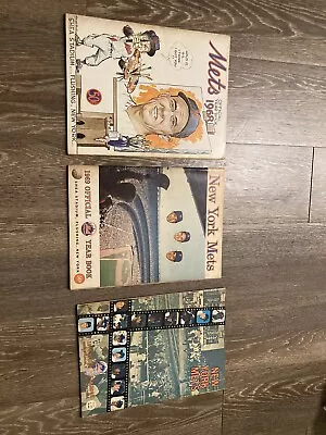 Lot Of New York Mets Offical Year Books 1968 1969 1970 • $25