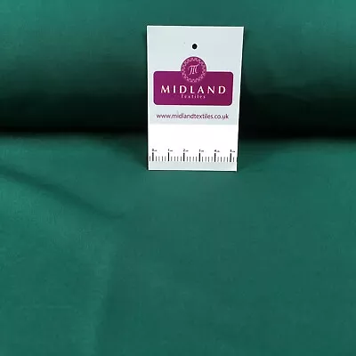 Plain Soft Lightweight Lining 100% Polyester Fabric 100 Cm Wide MR860 Mtex • £0.99