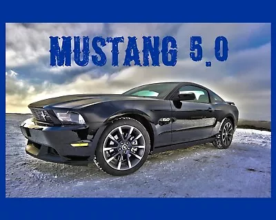 5.0 Mustang Muscle Car Mouse Pad Desktop Computer Supplies 7 3/4 X 9  • $9.95