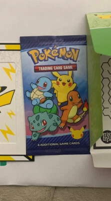 $0.99 • Buy Pokemon 25th Anniversary Mcdonalds Happy Meal Toy New Booster Pack TCG Limited