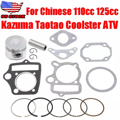 Piston Rings Gasket Kit Set For Chinese 110cc 125cc Kazuma Taotao Coolster ATV • $14.99