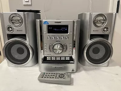 WOW! Sony CMT-HP7 Micro Hi-Fi Stereo System Component 5 Disc Changer Speakers • $165
