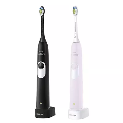 2pc Philips Electric Toothbrush W/Charging Base Sonicare 2 Series Set PNK/BLK • $164