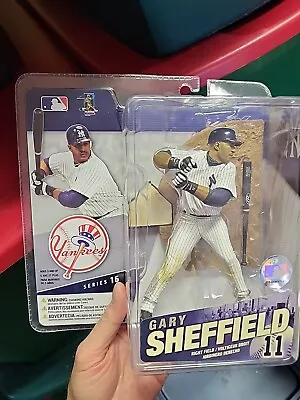 McFarlane Sportspicks MLB Series 16 Gary Sheffield Yankees New & Sealed Figure  • $15.99