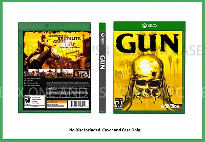 CUSTM REPLACEMENT CASE NO DISC Gun 2005 XBOX SEE DESCRIPTION • $13.99