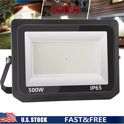 500W Watt LED Flood Light Outdoor Garden Lamp Yard Security Spotlight Cool White • $69.99