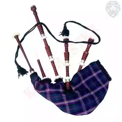 GREAT Masonic Rosewood Scottish Bagpipe - Handcrafted - Traditional Highland • $213