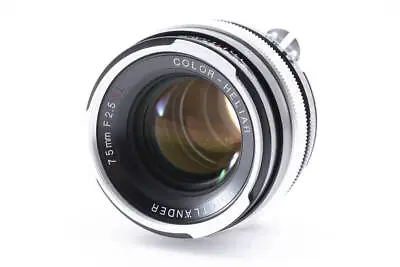 VOIGTLANDER COLOR HELIAR 75mm 2.5 Sl Nikon Ai-s Black 6925 • $370.57