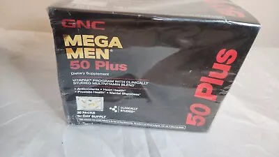 GNC Mega Men 50 Plus Vitapak 30 Packs(EXP:07/2024) • $29