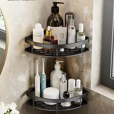 1PCS Bathroom Corner Shower Caddy Shelf Organizer Rack Holder Self Adhesive • $13.78