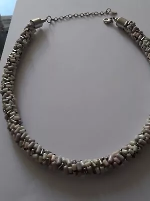 Stylish Retro Mixed Materials Chunky Necklace By Accessorize18 +3  • £0.99