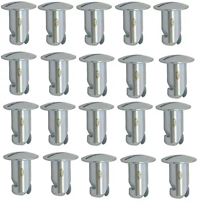 Dzus Oval Head Button Aluminum Fasteners QuarterTurn Sprint Car .400 5/16 20Pk • $34.95