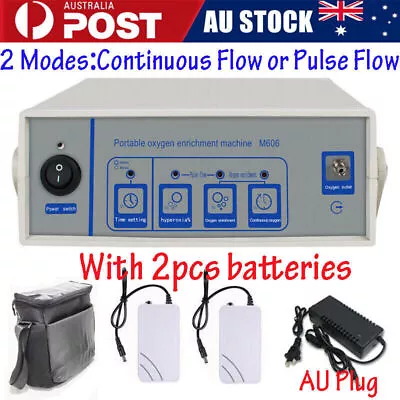 Adjustable Oxygen-Concentrator Generator Machine For Home 220V + 2PC Batteries • $309.99