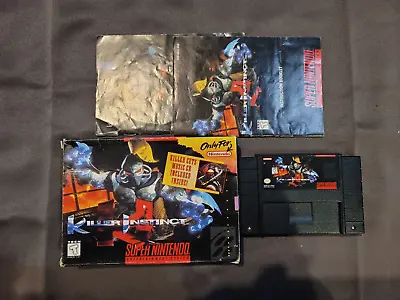 Killer Instinct For Super Nintendo SNES Complete In Box Good Shape CIB • $82.99