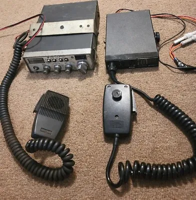 Lot Of 2 Vintage CB Radios And Microphones Cobra * Read* • $22.50