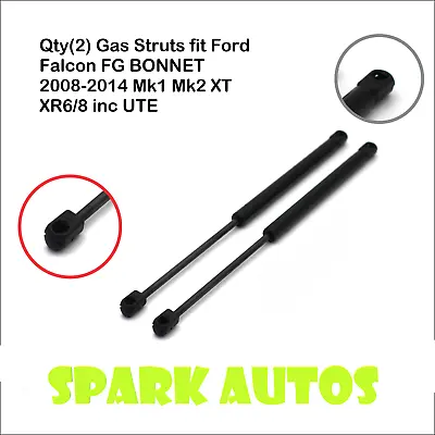 $29.99 • Buy Qty(2) Gas Struts Fit Ford Falcon FG BONNET 2008-2014 Mk1 Mk2 XT XR6/8 Inc UTE