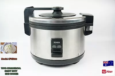 TOYO Stainless Steel Heavy Duty Commercial Electric Rice Cooker (5.4L/30 Cups) • $395