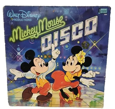 Walt Disney's Mickey Mouse Disco LP 1979 Disneyland 2504 Vinyl Record • $9.99