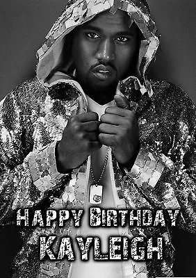 Personalised Kanye West Birthday Any Occasion Greeting Card • £3.30