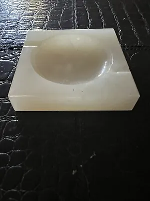 Azizoff Onyx Marble Ash Tray / Trinket Stone Dish - Genuine Azizoff Of London • £15