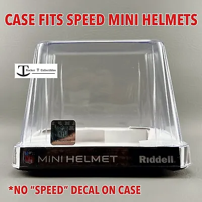 Riddell Speed NFL Mini Helmet Retail Display Case Empty Container Box Miniature • $7.99