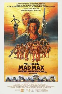 MAD MAX BEYOND THUNDERDOME Movie POSTER 11 X 17 Mel Gibson Tina Turner D • $11.95