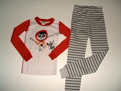 $16.99 • Buy Hanna Andersson Pixar Coco Pajamas Long Johns Kids 120 130 8 Organic Cotton