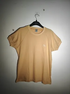 Vintage Puma West Germany T-shirt Yellow Rare 80's Clothing Size XL • £17.10