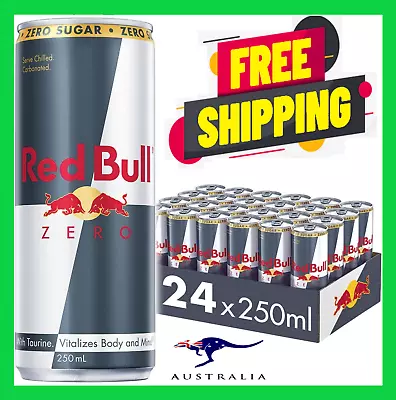 Red Bull Energy Drink Zero 250ml (24 Pack) • $49.23