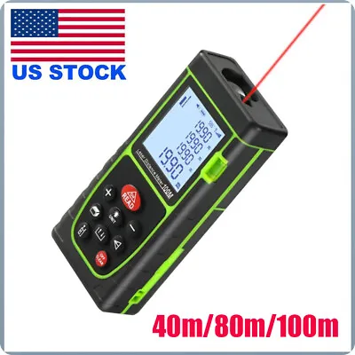 USA 40-100m Handheld Laser Rangefinder Digital Distance Meter Tape Measure Tools • $27.99