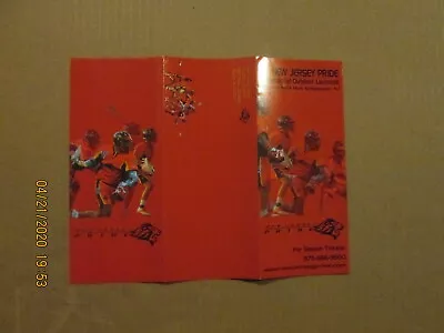 MLL New Jersey Pride Vintage Defunct Circa 2003 Season Ticket Brochure • $20