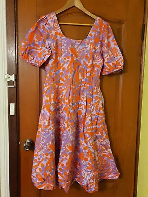 Gorman Volcano Linen Dress Size 10 • $50