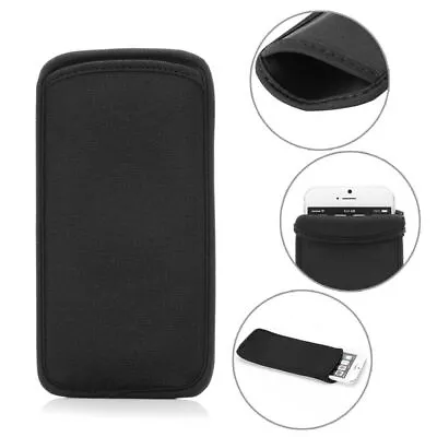 Mobile Phone Pouch Case Neoprene Soft Cover Shockproof For IPhone Xiaomi Samsung • $6.59