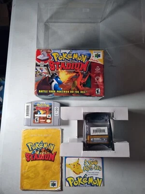 $199.99 • Buy Pokemon Stadium (Nintendo 64, 2000) Transfer Pak Box Manual Complete CIB N64