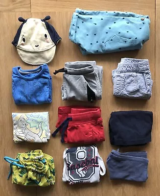 Baby Boys Clothes Bundle Size 9-12 Months -JOJO Mama&bebe-NEXT-TU-Etc 11 Items • £7.50