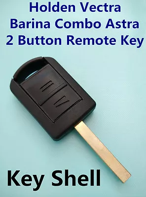 Holden Vectra Barina Combo Astra 2 Button Remote Key Fob Case Shell • $10.80