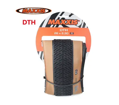 Maxxis DTH Mountain Bike MTB Bicycle Dark Tanwall Folding Tyre 26x2.3 Tire   • $60.41
