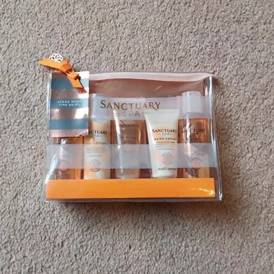 Sanctuary Spa 5x Collection Gift Set In Travel Bag - Brand New And Unused • £6.99