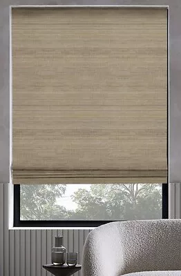 Restoration Hardware Waterfall Woven Wood Roman Shade        19.625”W X 39.750”L • $125