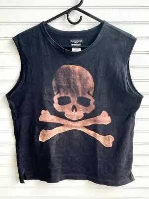 Mastermind Japan Archive Graphic Shirt Mens Medium Skull Crossbones Sleeveless • $229.99