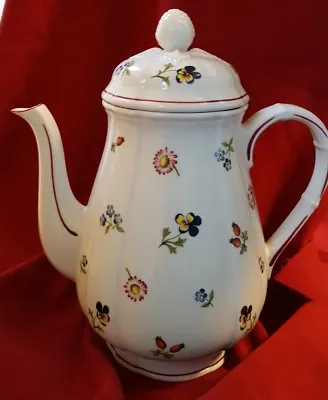  VILLEROY & BOCH PETITE FLEUR COFFEE POT & LID - 5 CUP Luxembourg • $70.50