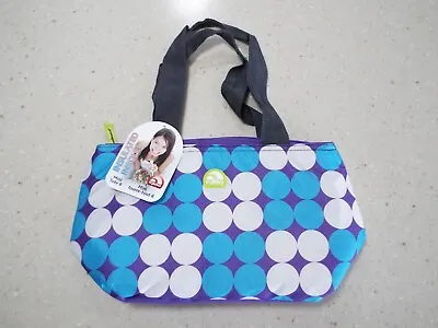 NWT Igloo Mini Tote 8 Cans Zipper Cooler Lunch Bag Insulated Polka Dot   • $6.50