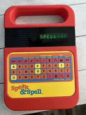 Speak & Spell Electronic Learning Game 09624 Tested Vintage 80's Retro • $29.99