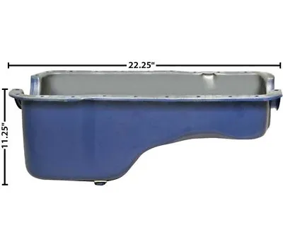 1965 - 1987 Mustang Oil Pan Blue Small Block Hiop Engines 260 289 302 M3586 • $69.99