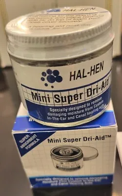 Hal-Hen Mini Super Dri-Aid Hearing Aid Dehumidifier Single Dryer Reusable • $18