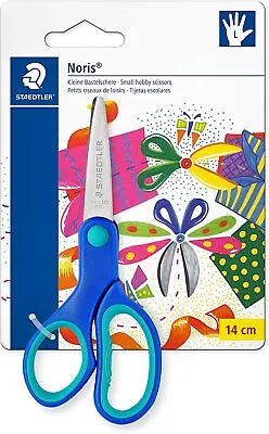 £3.49 • Buy STAEDTLER Noris Club Small Left Handed Scissors For Children 14 Cm