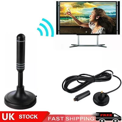 £7.97 • Buy Caravan Portable TV Digital HD Freeview Aerial Ariel DAB/FM Indoor Outdoor UK
