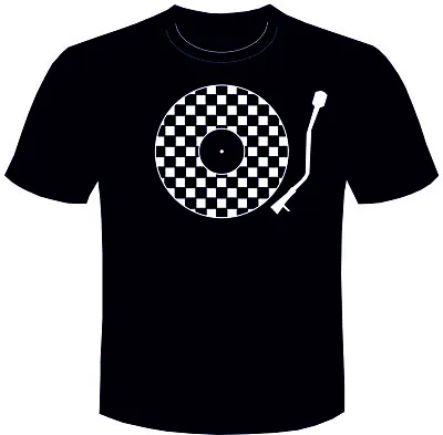 £13.99 • Buy SKA Tee T-shirt T Shirt RECORD DJ 2 TWO TONE PUNK SKIN HEAD RUDE BOY DECKS Mens