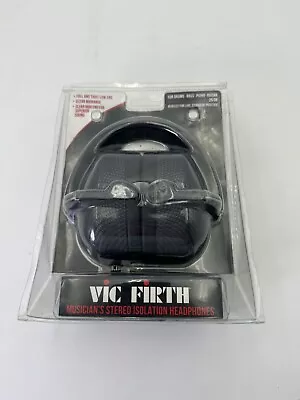 Vic Firth SIH2 Stereo Isolation Headphones - Black/Grey • $84.99