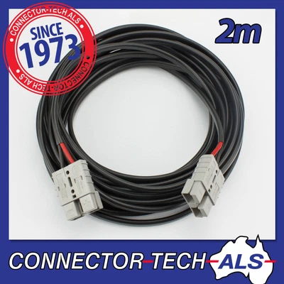 $37.10 • Buy 2M GENUINE 50A Anderson Plug Extension Lead 6mm Automotive Cable #EXTLEAD2
